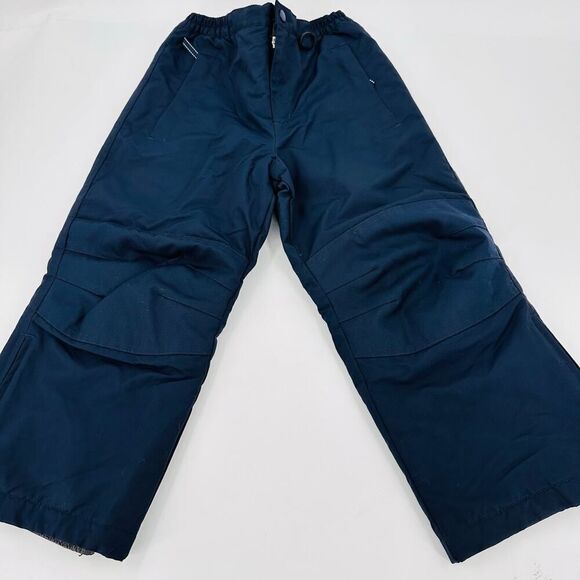 Lands' End Kids The Squall Navy Blue Ski Snow Pants Size 6 EUC! Gaiter Cuffs - Picture 1 of 8